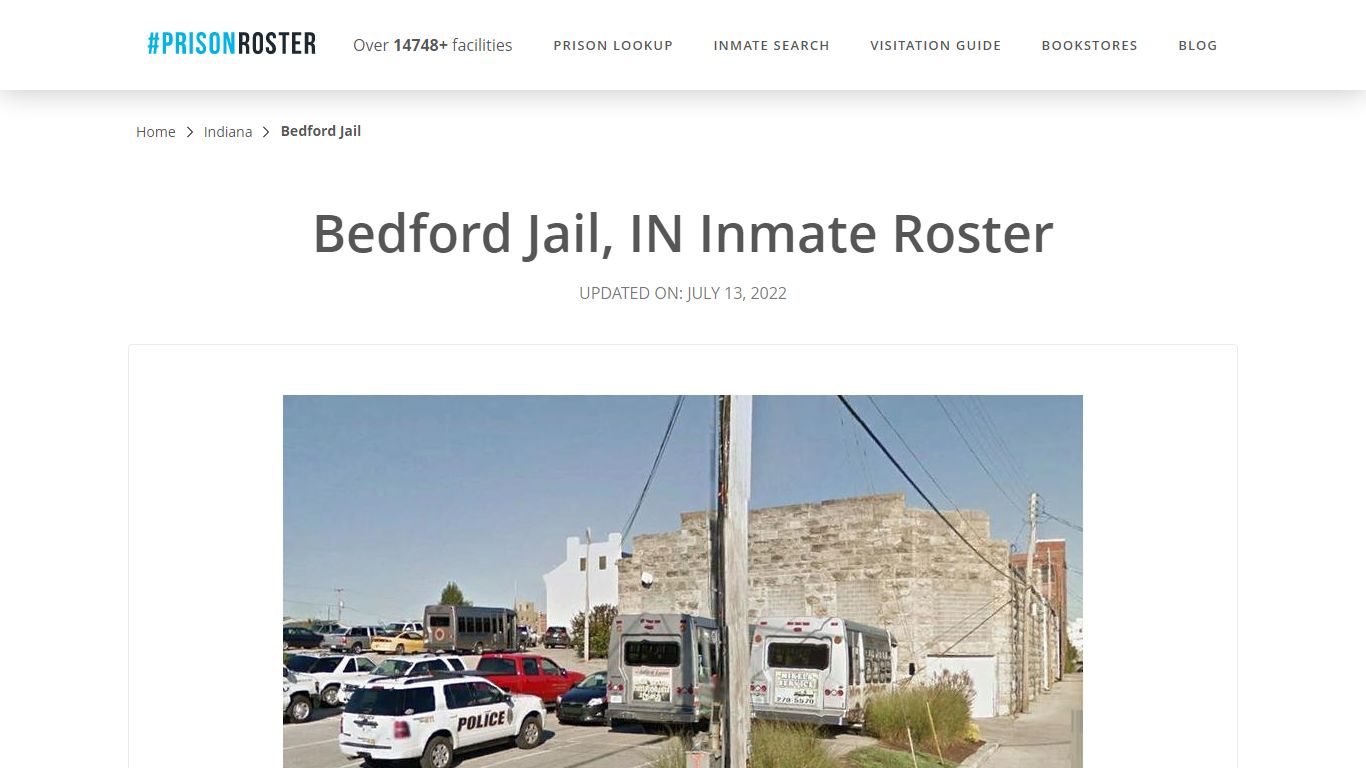 Bedford Jail, IN Inmate Roster - Prisonroster